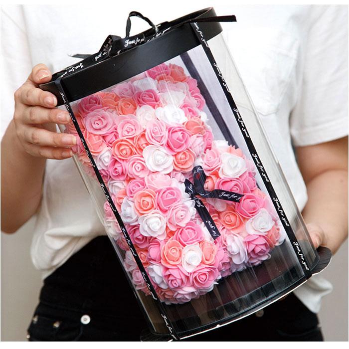 アーティフィシャル 通販 アニマル ミニ 人形 ディスプレイ用 クリアケース入り 置き型 バラ 薔薇 お手入れ不要 ディスプレイ 店舗 ウサギ アーティフィシャル | ブランド登録なし | 16