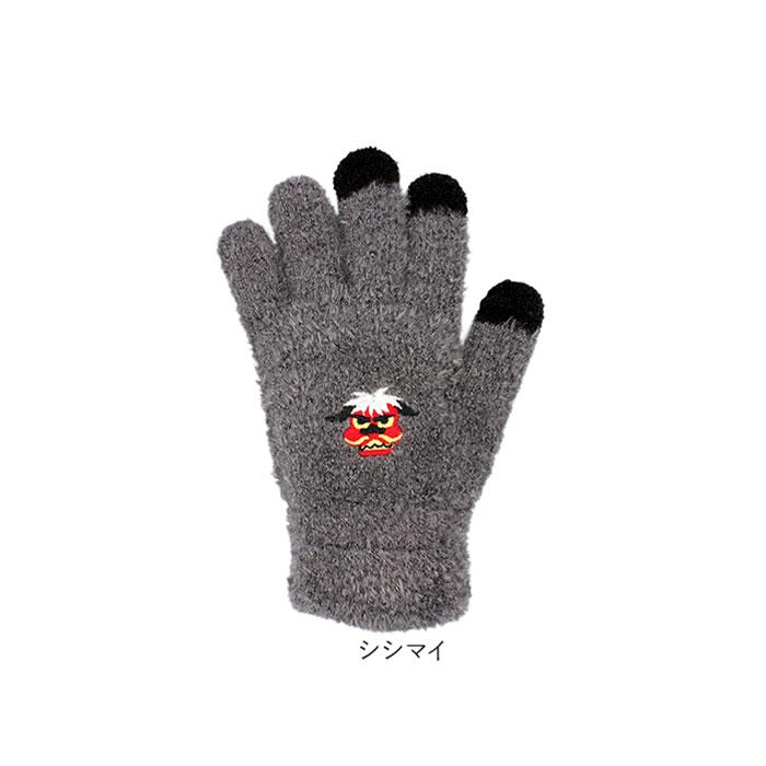 スマホ 通販スマホ 手袋 レディース スマホ対応手袋 おしゃれ かわいい アニマル 防寒 フリーサイズ スマートフォン あったか 動物 暖かい 女性 婦人手袋 | OWL | 25