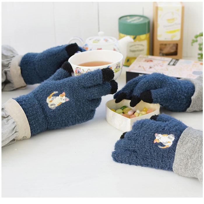 手袋 キッズ 5本指 通販 スマホ対応 スマホ手袋 女の子 男の子 子ども用 子供用 スマートフォン スマホ ニット アニマル ふわふわ もこもこ 動物 動物柄 |  | 25