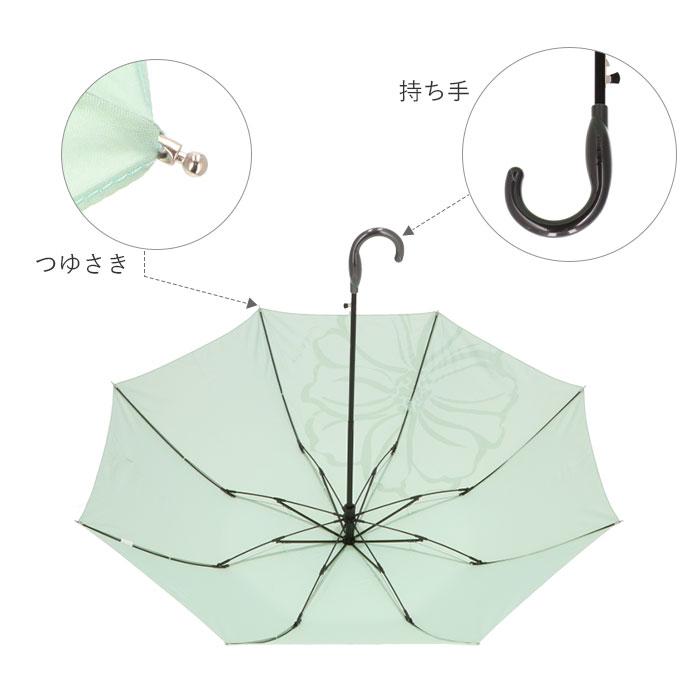 mabu 通販mabu 傘 長傘 レディース コンパクト 日傘 晴雨兼用 uvカット ジャンプ傘 ワンタッチ 55cm 8本骨 グラスファイバー骨 おしゃれ 大人可愛い ローズ | mabu | 05