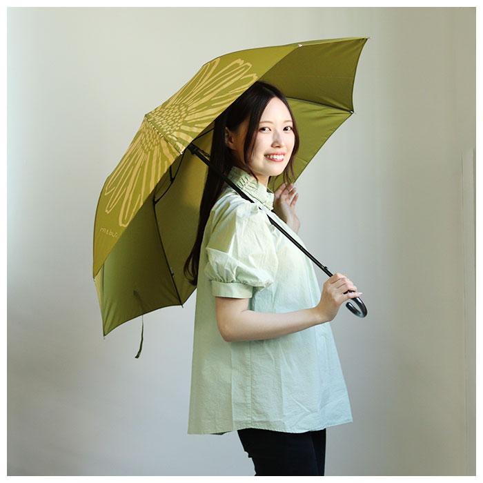 mabu 通販mabu 傘 長傘 レディース コンパクト 日傘 晴雨兼用 uvカット ジャンプ傘 ワンタッチ 55cm 8本骨 グラスファイバー骨 おしゃれ 大人可愛い ローズ | mabu | 06