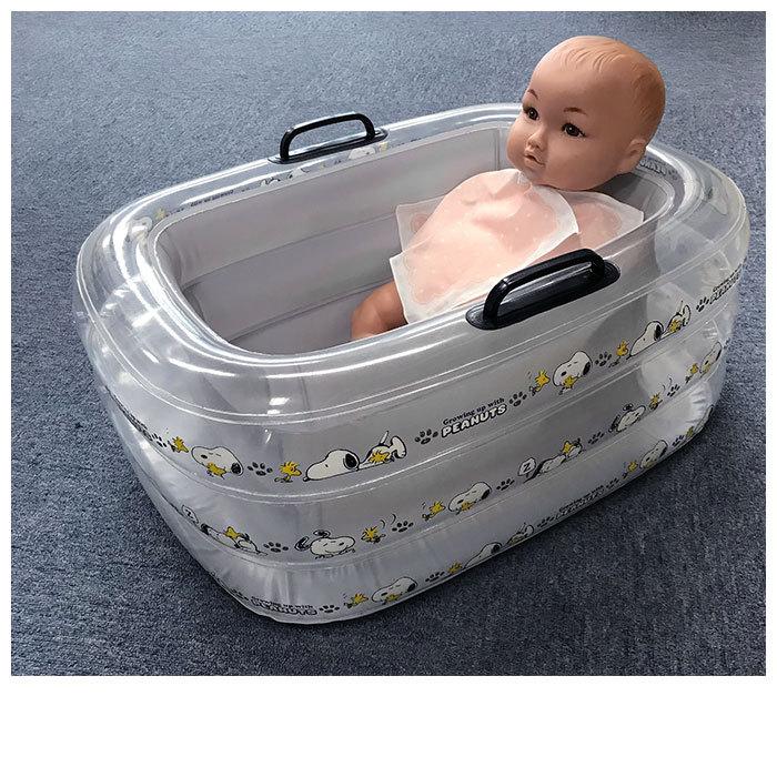 ベビーバス ビニール 通販 エアー コンパクト スヌーピー グッズ ベビー用品 出産準備 かわいい ベルコット 赤ちゃん お風呂 6ヶ月 0か月 1才頃 新生児 Sn0084 Backyard Family ママタウン 通販 Yahoo ショッピング