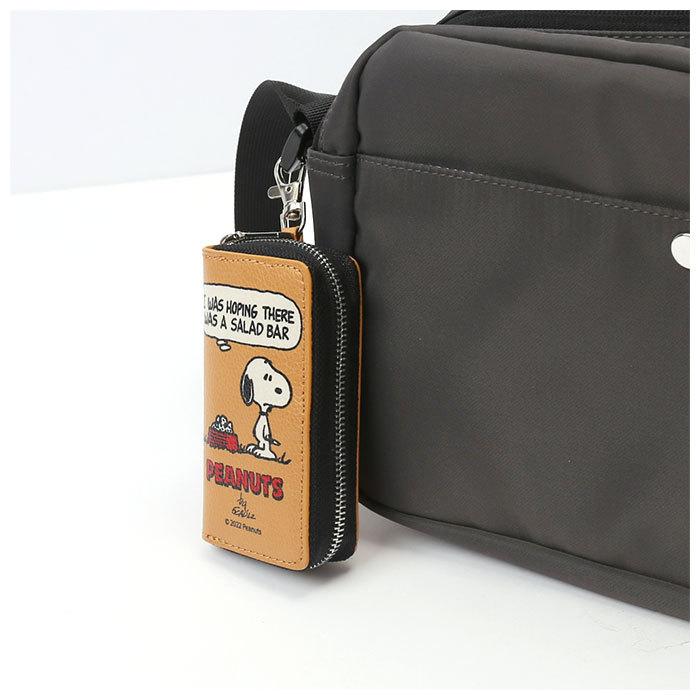 スマートキーケース 通販 キャラクター 大きめ スマートキー キーケース キーリング カードケース ドアリモコン 鍵 カギ 車 カバー 免許証 スマートキーケース | SNOOPY | 10