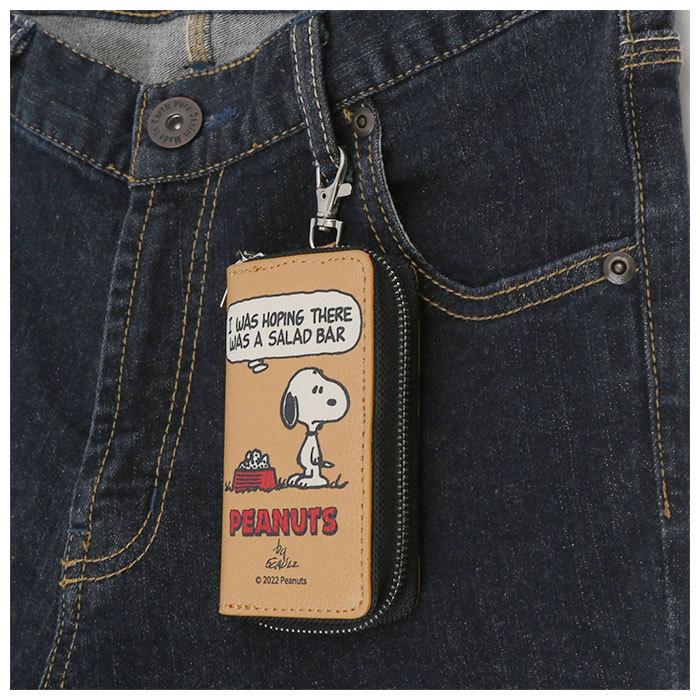 スマートキーケース 通販 キャラクター 大きめ スマートキー キーケース キーリング カードケース ドアリモコン 鍵 カギ 車 カバー 免許証 スマートキーケース | SNOOPY | 11