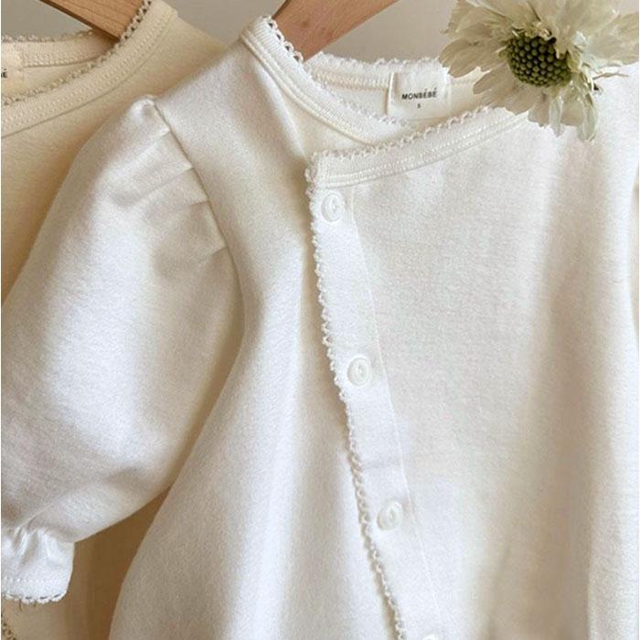 セレモニードレス 新生児 ベビー 通販 ロンパース セレモニーロンパース ベビー服 ベビーロンパース 退院着 女の子 男の子 長袖 シンプル セレモニードレス | BACKYARD FAMILY | 10