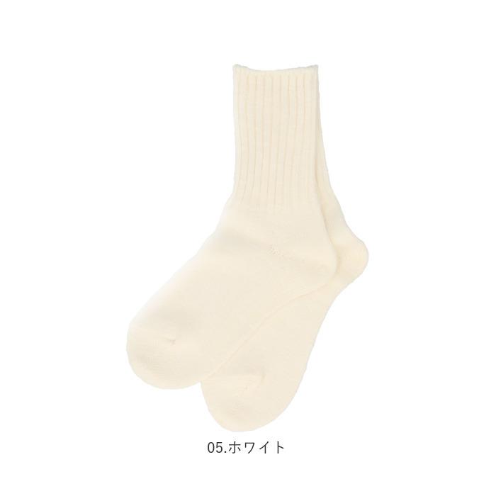 靴下 レディース おしゃれ 通販 くしゅくしゅ 暖かい 蒸れない ソックス ミドル丈 リネン混紡 綿 麻 混 無地 シンプル リブ編み 女性用 S 22cm 〜 25cm 靴下 | BACKYARD FAMILY | 16