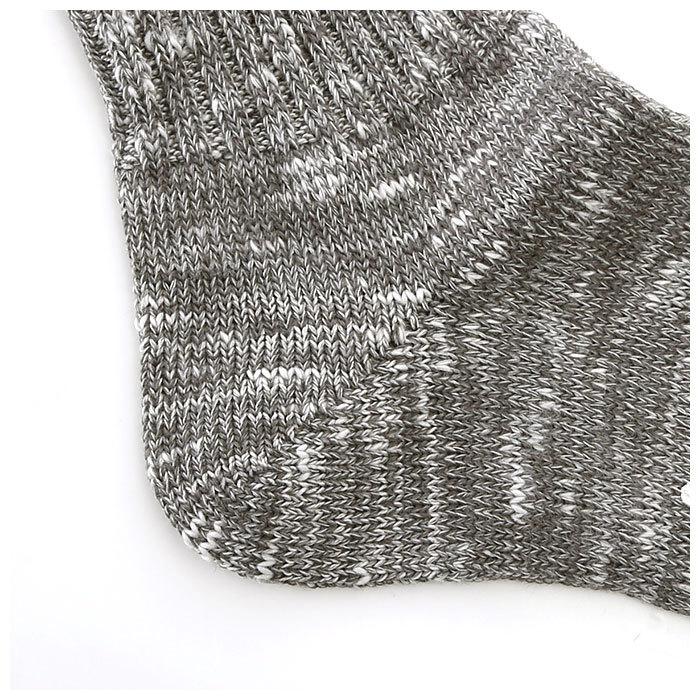 靴下 レディース おしゃれ 通販 くしゅくしゅ 暖かい 蒸れない ソックス ミドル丈 リネン混紡 綿 麻 混 無地 シンプル リブ編み 女性用 S 22cm 〜 25cm 靴下 | BACKYARD FAMILY | 08