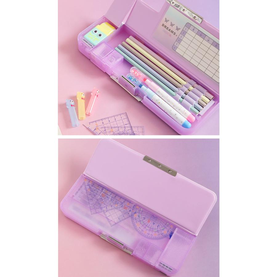 筆箱 通販筆箱 小学生 女の子 可愛い 両面 箱型 ペンケース おしゃれ 小学校 入学準備 鉛筆削り かわいい 新入学 進級 ふでばこ 入学祝い | Q-LiA | 06