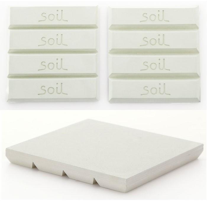 珪藻土 soil 通販soil 珪藻土 ドライングブロック ミニ グリーン ホワイト ピンク キッチン チョコ型 ソイル 調湿剤 天日乾燥 繰り返し 乾燥剤 吸湿剤 自然素材 |  | 10