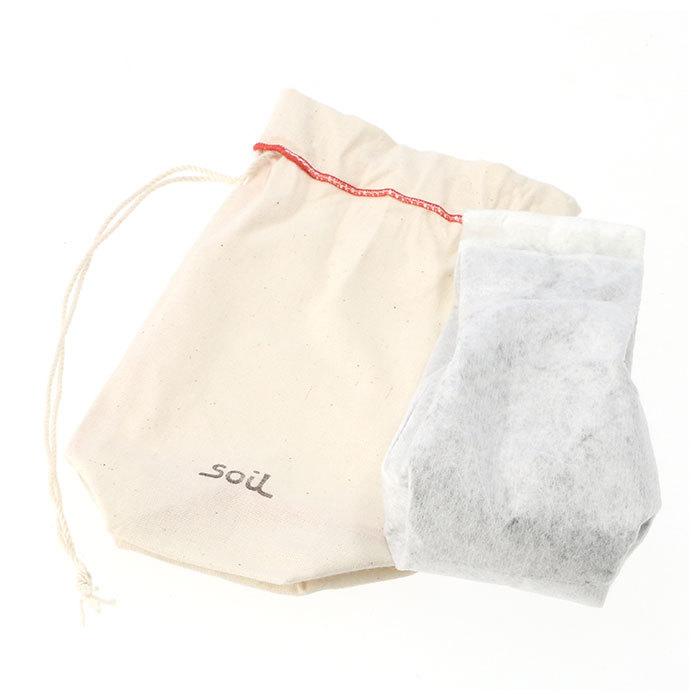 珪藻土 通販珪藻土 soil 下駄箱 消臭 巾着袋 吸湿脱臭剤 炭 SOIL soil 高さ140×幅50×奥50mm Soil DRYING SACK 2個組 ドライングサック スニーカー 珪藻土 |  | 04