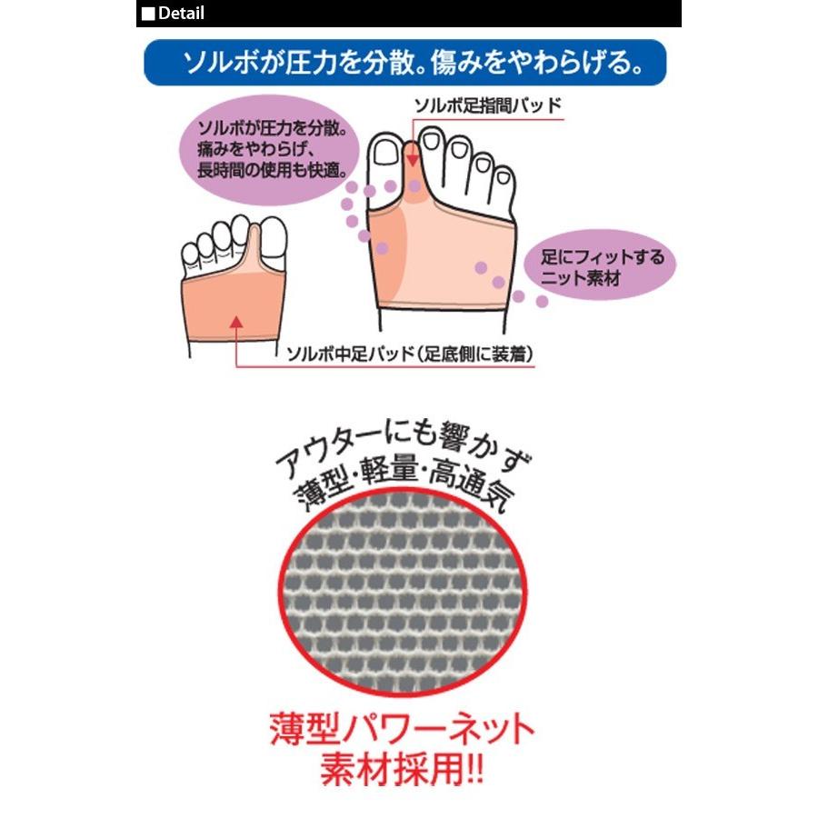 ソルボ外反母趾サポーター 右足 左足 定番 スーパーメッシュ薄型 サポーター SORBO | ブランド登録なし | 07