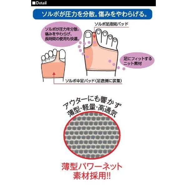 ソルボ外反母趾サポーター 右足 左足 定番 スーパーメッシュ薄型 サポーター SORBO | ブランド登録なし | 08