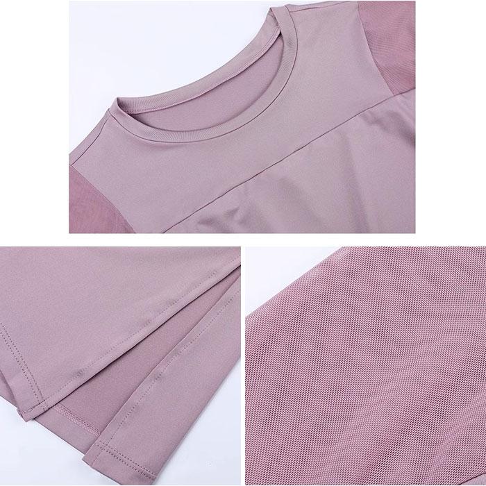 ヨガウェア トップス 長袖 通販 レディース ゆったり ロング ヨガ ピラティス ロング丈 スポーツ ジム 運動 体型カバー おしゃれ かわいい ヨガウェア |  | 09