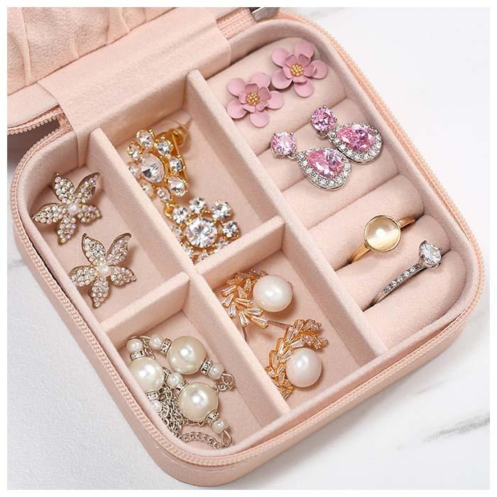 ジュエリーボックス コンパクト 通販 ジュエリーケース アクセサリーケース  可愛い おしゃれ かわいい 持ち運び 旅行用 収納 ケース ジュエリーボックス | 生活雑貨 | 13