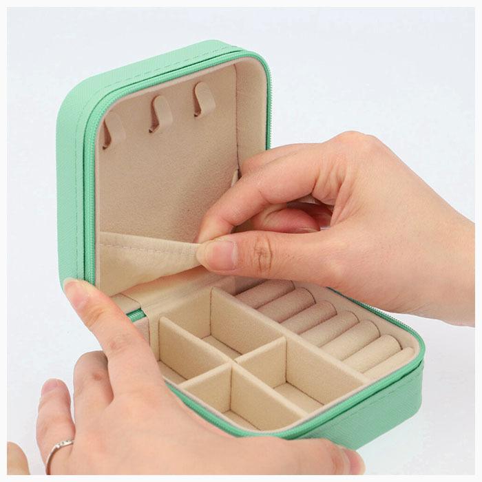 ジュエリーボックス コンパクト 通販 ジュエリーケース アクセサリーケース  可愛い おしゃれ かわいい 持ち運び 旅行用 収納 ケース ジュエリーボックス | 生活雑貨 | 06