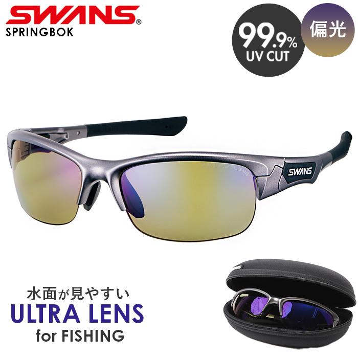 SWANS スワンズ スポーツサングラス SPB-0168 通販 サングラス 偏光サングラス メガネ めがね 眼鏡 偏光レンズ 偏光 SPRINGBOK メンズ レディース 男女兼用 | SWANS