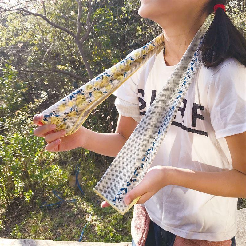 クールタオル ケース付き 通販 冷感タオル  ウォータークールミニタオル 88×8cm 首かけ ひんやりタオル 冷たいタオル 熱中症対策 おしゃれ クールタオル |  | 03