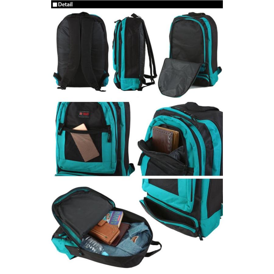 デイパック リュックサック メンズ 通学 レディース ブラック 40代 シェルター 丈夫  おしゃれ バッグ バックパック 黒 | シェルター | 13