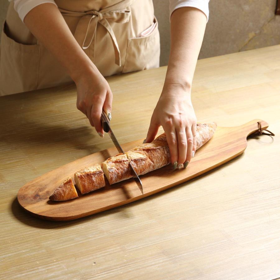 ビンテージ カッティングボード サーフ スケボー まな板 大きめ 美品 Totally Bamboo】カッティングボード サーフボード型 大きめ