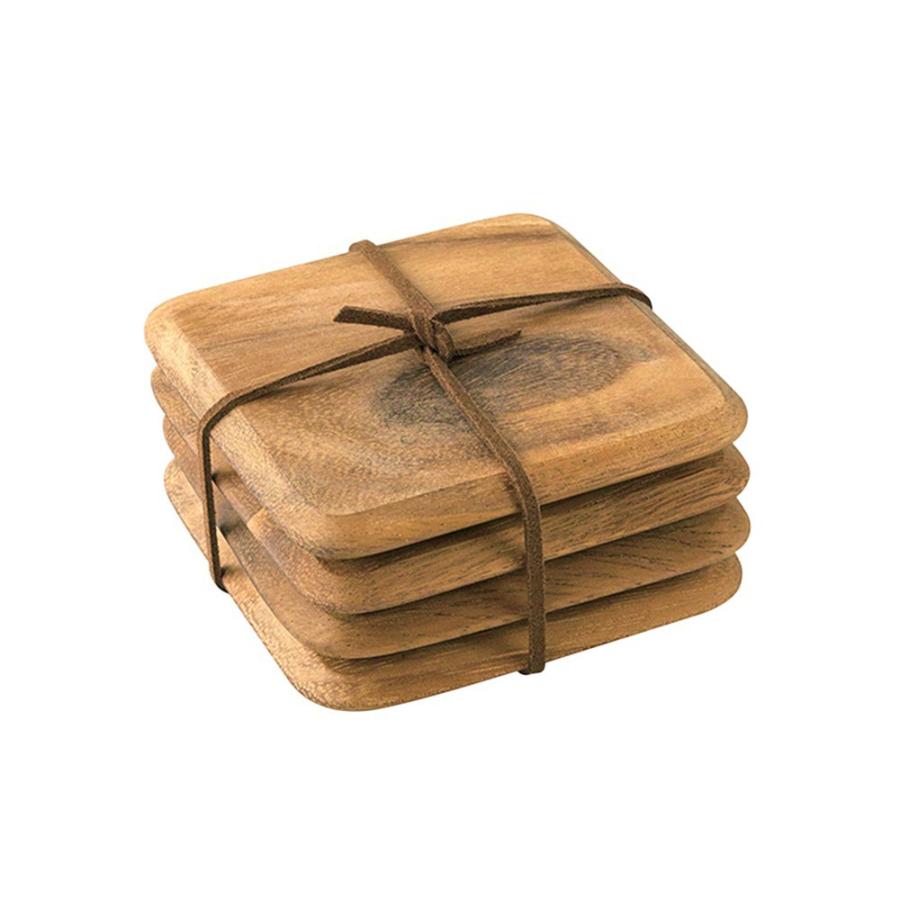 コースター 木製 通販 おしゃれ ナチュラル 四角 スクエア 正方形 木 アカシア 小皿 お茶菓子 茶托 茶たく 滑り止め付き SPICE OF LIFE BONO BONO コースター | SPICE of Life | 07