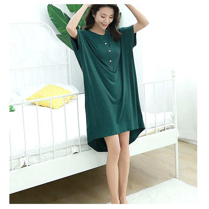 ロングtシャツ 通販ロングtシャツ レディース 半袖 tシャツ ゆったり ワンピース 夏 膝丈 シャツ ゆる カジュアル 無地 チュニック 大人可愛い ロングtシャツ | BACKYARD FAMILY | 10