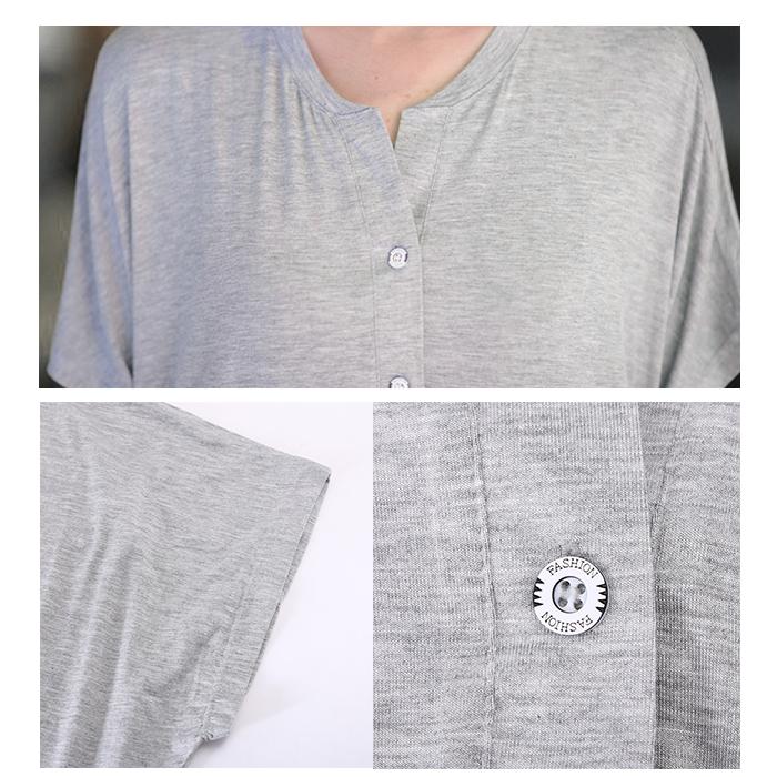 ロングtシャツ 通販ロングtシャツ レディース 半袖 tシャツ ゆったり ワンピース 夏 膝丈 シャツ ゆる カジュアル 無地 チュニック 大人可愛い ロングtシャツ | BACKYARD FAMILY | 12