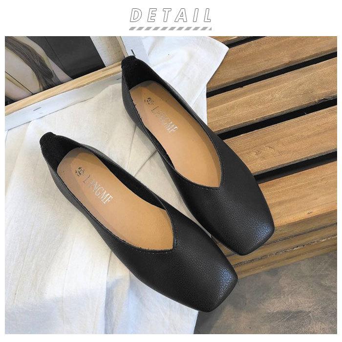 パンプス 痛くない 通販 ぺたんこ ローヒール レディース フラットシューズ オフィス シューズ 黒 Vカット フラットパンプス 無地 かわいい 通勤 おしゃれ Backyard Family 通販 Paypayモール