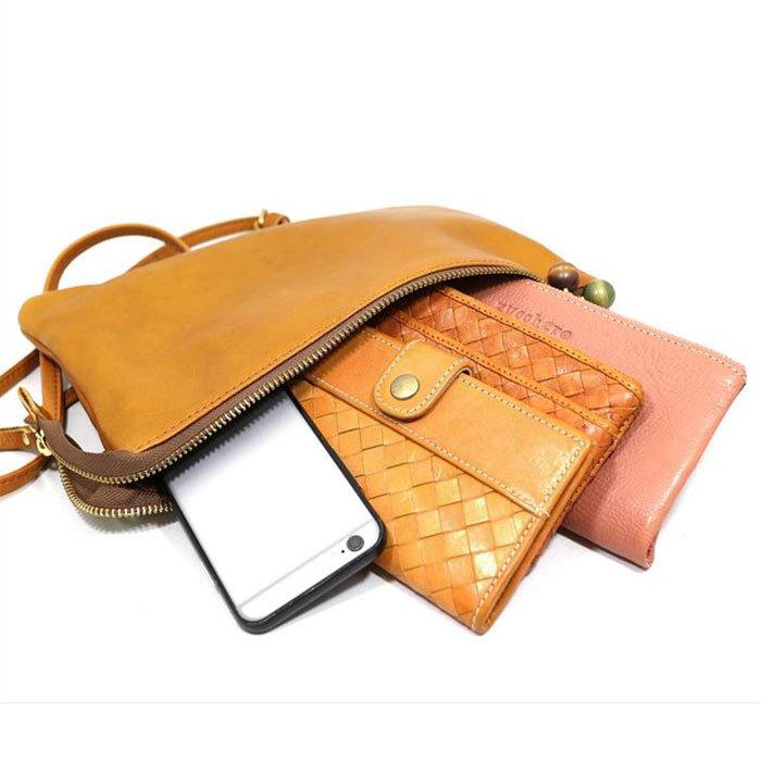 ショルダーバッグ レディース 斜めがけ 大人 革 通販 2way ポーチ ミニショルダー 旅行 サブバッグ 本革 レザー 牛革 カウレザー sense of fun ショルダーバッグ |  | 08