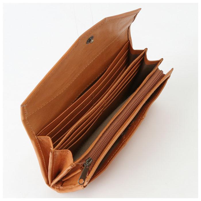 フェス zucchero 通販zucchero ズッケロ カウレザー 長財布 レディース ブランド 本革 大容量 かぶせ 牛革 天然皮革 小銭入れあり ナチュラルレザー おしゃ | fes | 04