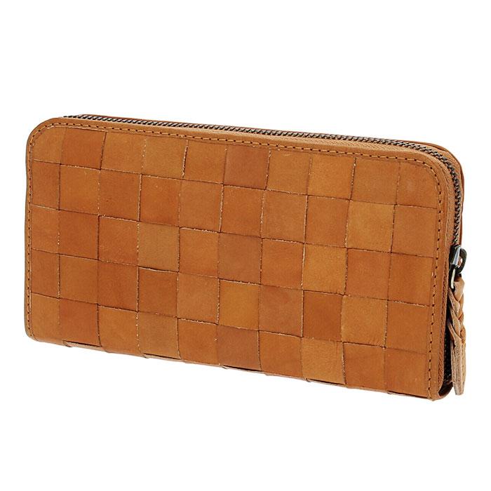 zucchero ズッケロ 編み込み長財布 本革 ヌメ革 かぶせ メッシュ ズッケロフィラート 編み込み 長財布】限定モデル zucchero