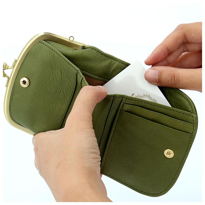 財布 通販財布 レディース 二つ折 ブランド zucchero ズッケロ がま口 二つ折り財布 本革 レザー 日本製 大人 かわいい ドット 水玉 55212 おしゃれ | zucchero filato | 05