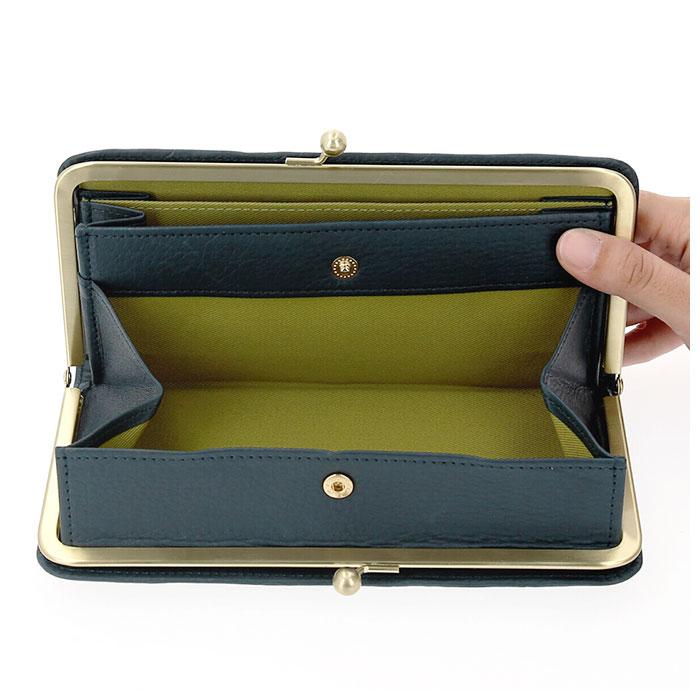 財布 通販財布 レディース 長財布 ブランド zucchero ズッケロ がま口 本革 レザー 牛革 カウレザー 日本製 大人 かわいい ドット 水玉 55338 おしゃれ 財布 |  | 07