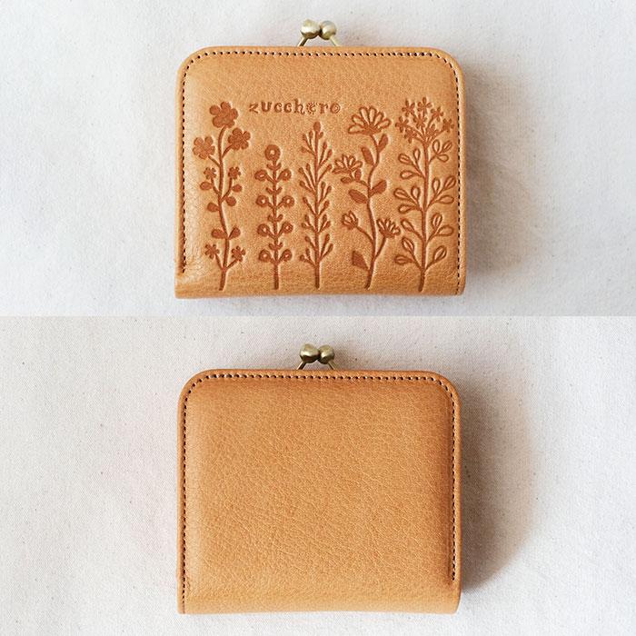 新品未使用 タグ箱付き ズッケロ がま口 二つ折り 財布 オレンジ 新品未使用 タグ箱付き ズッケロ がま口 二つ折り 財布 オレンジ