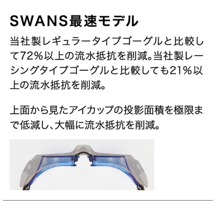 ゴーグル 水泳 大人 通販 クッションあり ミラー 競泳 スイムゴーグル スイムグラス レーシングモデル UVカット ミラーレンズ SWANS スワンズ SR-71M ゴーグル | SWANS | 13