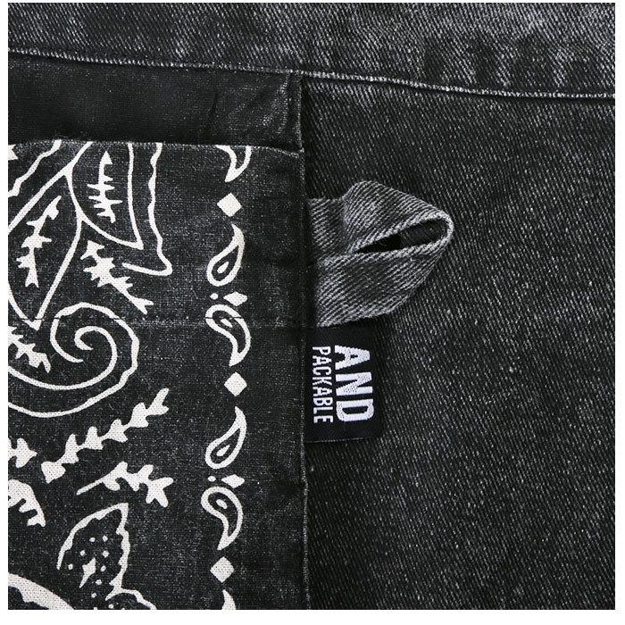 エプロン おしゃれ 腰巻 通販 アンドパッカブル AND PACKABLE ショートギャルソンエプロン ナチュラル 無地 シンプル かわいい 保育士 ショート丈 エプロン | AND PACKABLE | 09