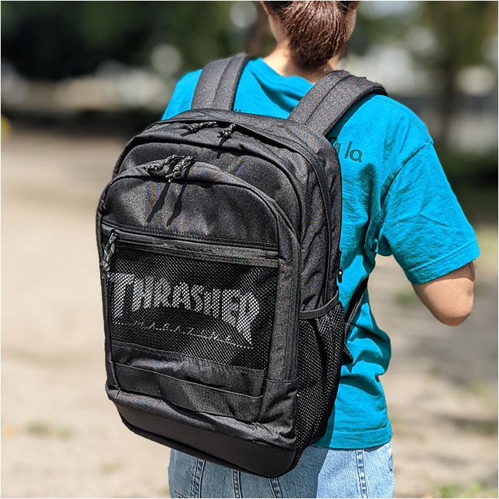 送料無料/即納】 THRASHERスラッシャーリュックサック 大容量 kids