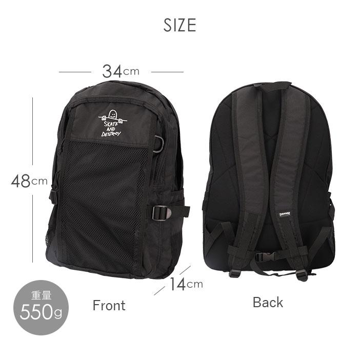 スラッシャー リュック THRASHER THR-299 通販 リュックサック バックパック バッグ ポリエステル 軽量 30l 30リットル レディース メンズ 通勤 スラッシャー |  | 14