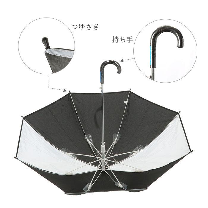 代引き人気 傘 キッズ 子供用 55cm 通販 小学生 男の子 女の子 ジャンプ傘 かさ 55 グラスファイバー骨 長傘 無地 耐風骨 反射テープ付き 透明窓 窓 子供かさ こども1 769円 Whitesforracialequity Org