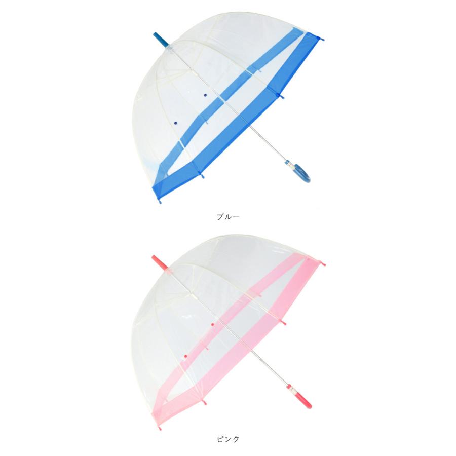 グラス ビニール傘 レディース 通販 傘 65cm 長傘 大きい ドーム型