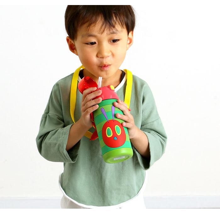 水筒 通販水筒 キッズ ストロー ステンレス 保冷 キャラクター ディズニー かわいい ステンレスボトル 380ml ハローキティ トトロ プラレール 水筒 | スケーター | 09