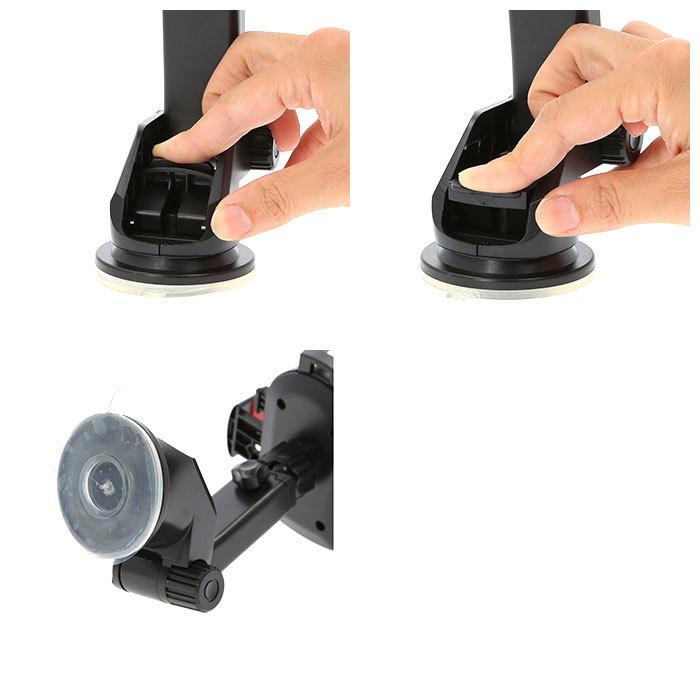 スマホホルダー 車載用 通販 吸盤 携帯 ホルダー スマホ車載ホルダー iPhone スタンド スマートフォン 自動 ロック スマホスタンド 着脱 簡単 スマホホルダー |  | 12