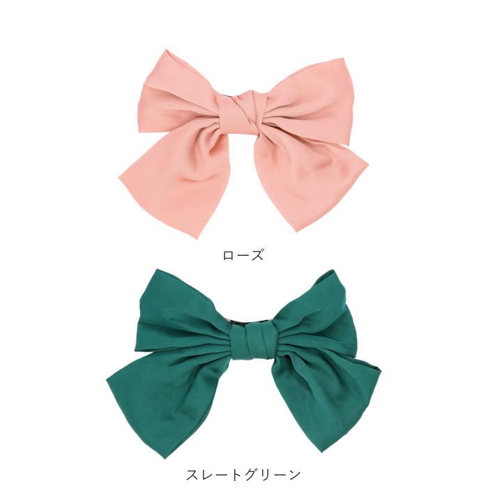 ヘアアクセサリー クリップ 通販 リボン 大きい バレッタ ヘアアクセ ヘアクリップ 大 結婚式 シフォン とろみ    おしゃれ シンプル ヘアアクセサリー |  | 22