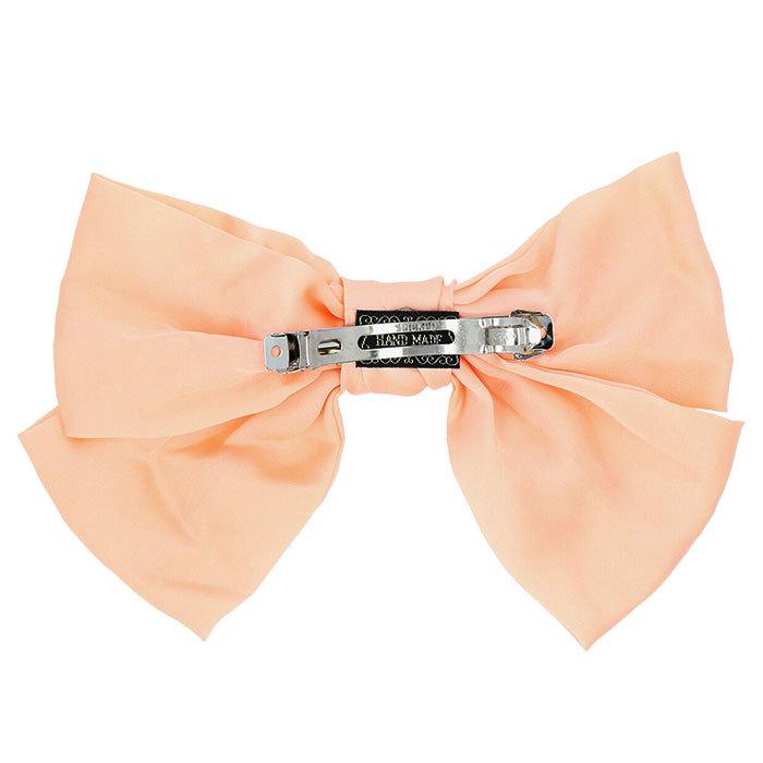 ヘアアクセサリー クリップ 通販 リボン 大きい バレッタ ヘアアクセ ヘアクリップ 大 結婚式 シフォン とろみ    おしゃれ シンプル ヘアアクセサリー |  | 16