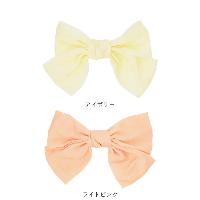 ヘアアクセサリー クリップ 通販 リボン 大きい バレッタ ヘアアクセ ヘアクリップ 大 結婚式 シフォン とろみ    おしゃれ シンプル ヘアアクセサリー |  | 19