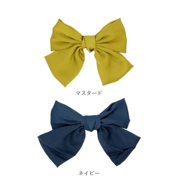 ヘアアクセサリー クリップ 通販 リボン 大きい バレッタ ヘアアクセ ヘアクリップ 大 結婚式 シフォン とろみ    おしゃれ シンプル ヘアアクセサリー |  | 20