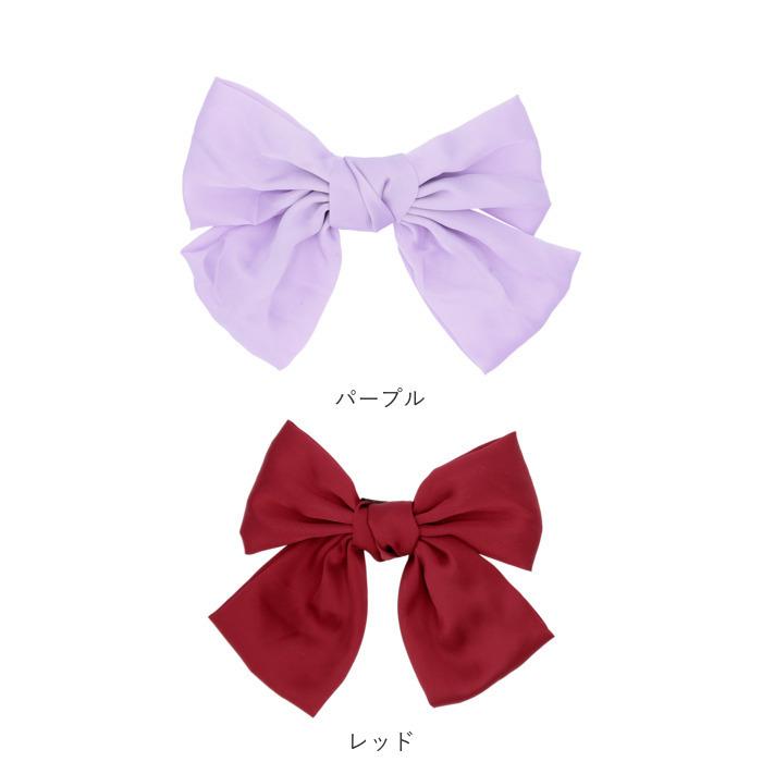 ヘアアクセサリー クリップ 通販 リボン 大きい バレッタ ヘアアクセ ヘアクリップ 大 結婚式 シフォン とろみ    おしゃれ シンプル ヘアアクセサリー |  | 21