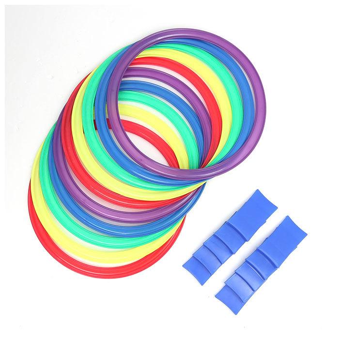 ケンケンパ リング 通販 フープ 10本 けんけんぱ フラットフープ 10個セット 幼稚園 保育園 子供 キッズ 大人 中高生 室内遊び 外遊び おもちゃ 遊具 ケンケンパ |  | 04