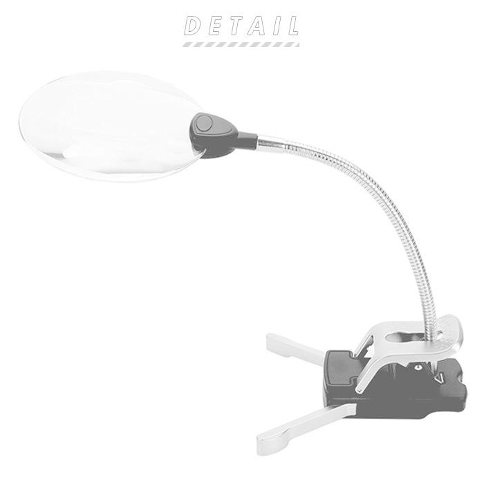 ライト付き スタンドルーペ 通販 拡大鏡 ルーペ スタンド シンプル 自立 2.5倍 5倍 led 読書 手芸 老眼 敬老の日 プレゼント 机上用品 虫メガネ ライト付き |  | 01
