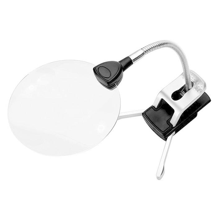 ライト付き スタンドルーペ 通販 拡大鏡 ルーペ スタンド シンプル 自立 2.5倍 5倍 led 読書 手芸 老眼 敬老の日 プレゼント 机上用品 虫メガネ ライト付き |  | 02