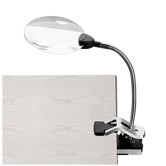 ライト付き スタンドルーペ 通販 拡大鏡 ルーペ スタンド シンプル 自立 2.5倍 5倍 led 読書 手芸 老眼 敬老の日 プレゼント 机上用品 虫メガネ ライト付き |  | 03